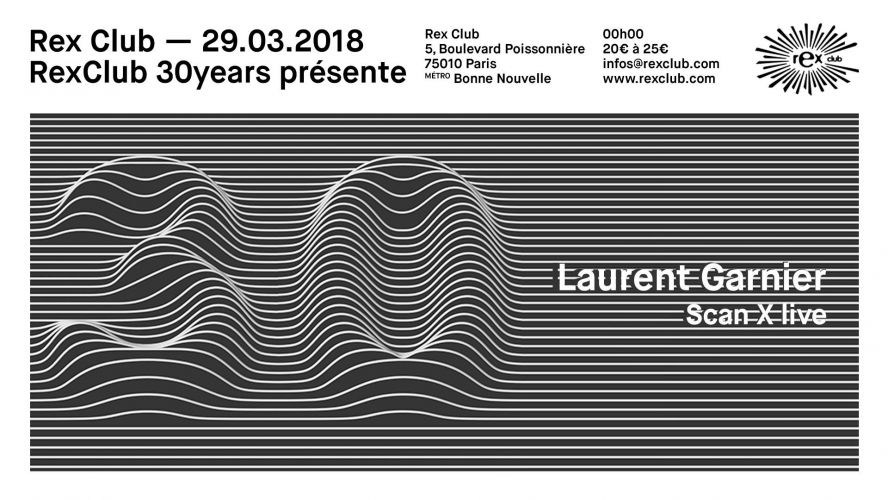 Rex Club 30 Years Présente: Laurent Garnier, Scan X Live