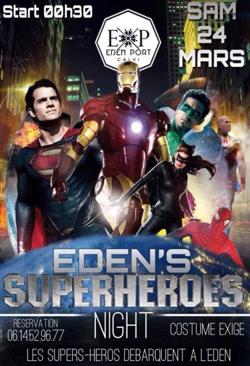 EDEN’S SUPERHEROS NIGHT