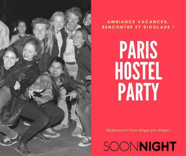 Paris hostel Party