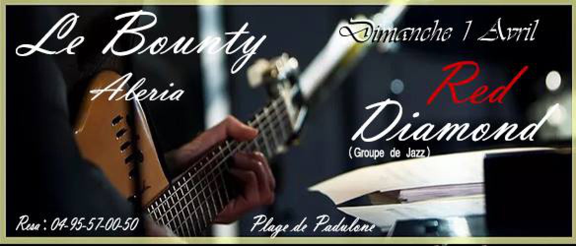 le groupe de JAZZ RED-DIAMOND sera present pour une soirée Live Acoustique pour une ambiance Lounge