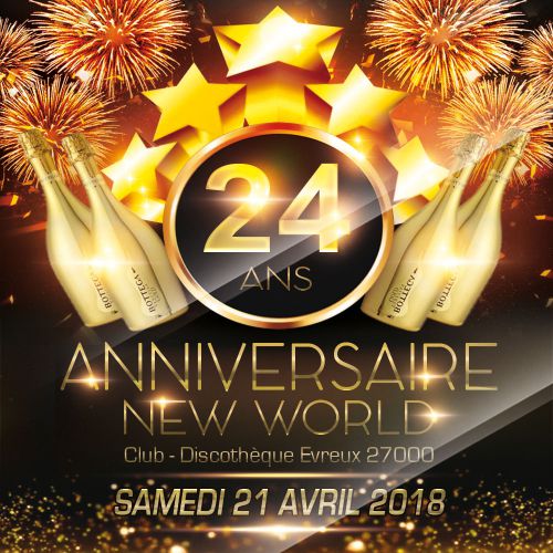 24ème ANNIVERSAIRE NEW WORLD