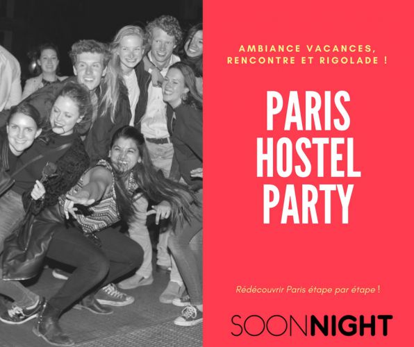 Paris hostel Party