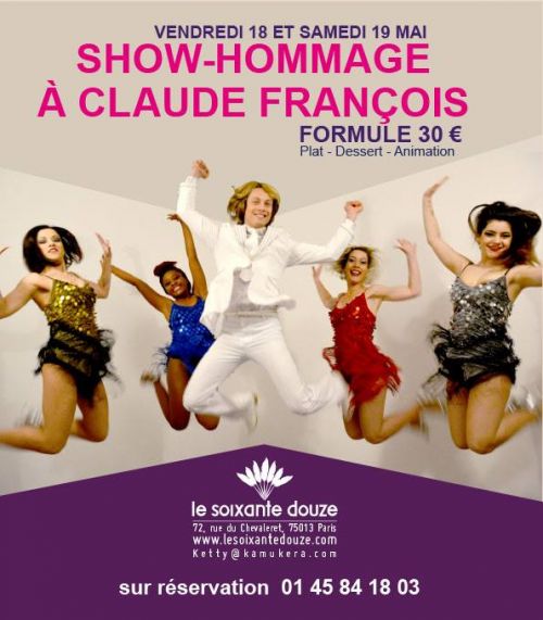 Show Claude François avec Yannick & ses danseuses