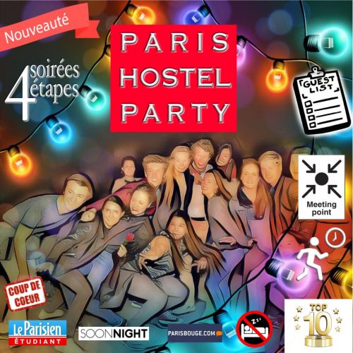 Paris hostel Party