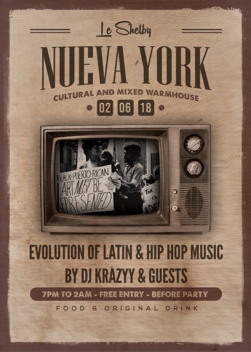NUEVA YORK (Evolution of latin & hip hop music)