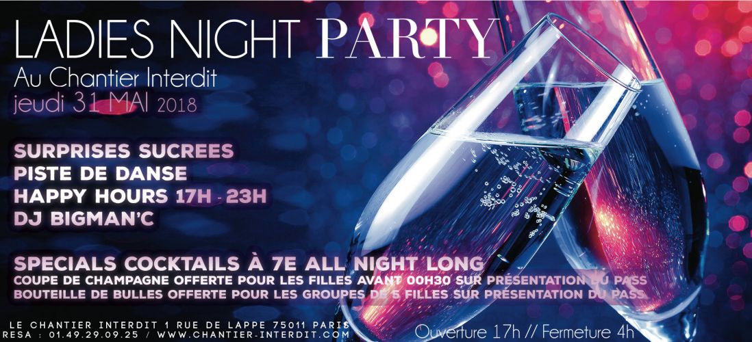 Ladies Night au Chantier Interdit