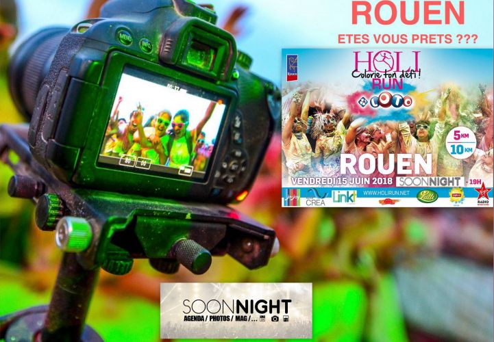 Holi run tour Rouen