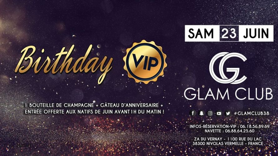 Birthday VIP de JUIN