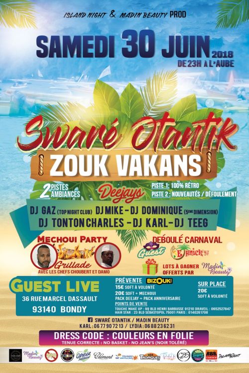 Sware Otantik Le Zouk Vakans