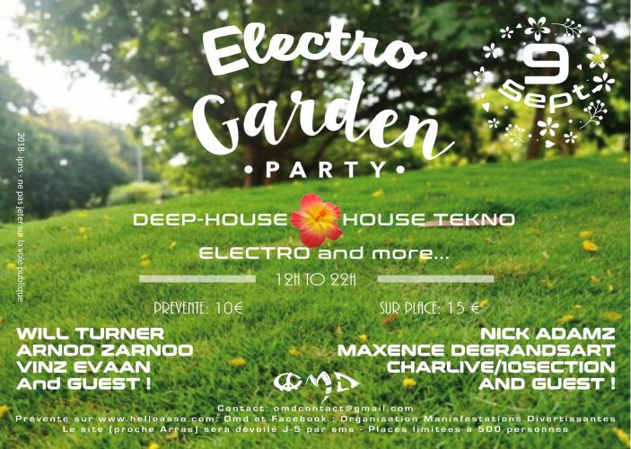 ELECTRO GARDEN PARTY !