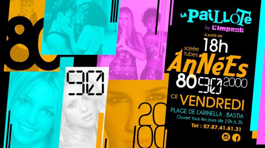 la 80’s 90’s 2000’s  @ La Paillote by L’impact