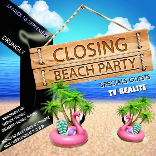 ★ Closing Beach Party – Specials Guests Tv Realite ★