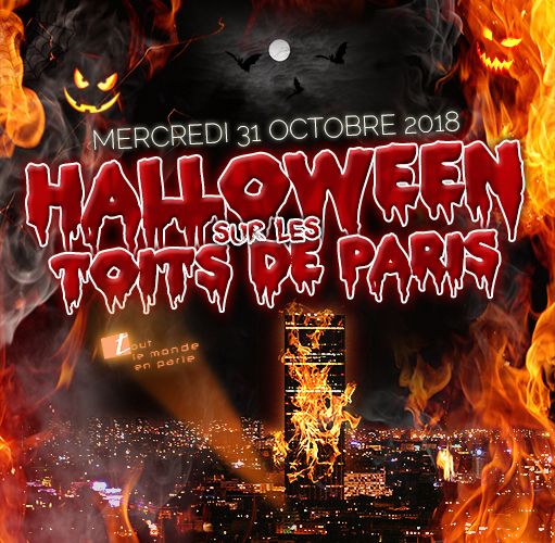 HALLOWEEN SUR LES TOITS DE PARIS (CLUB INTERIEUR + TERRASSE CHAUFFEE)