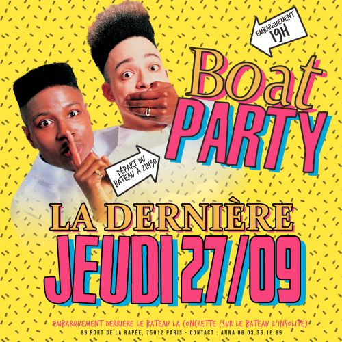 BOAT PARTY LA DERNIERE