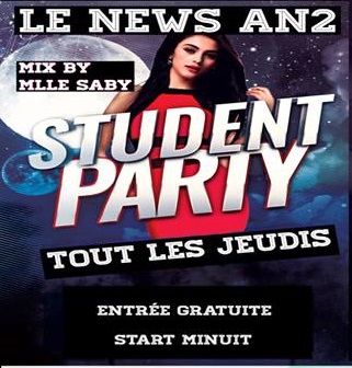 Student Party by Melle Dj Saby mix @ New AN 2 Corte
