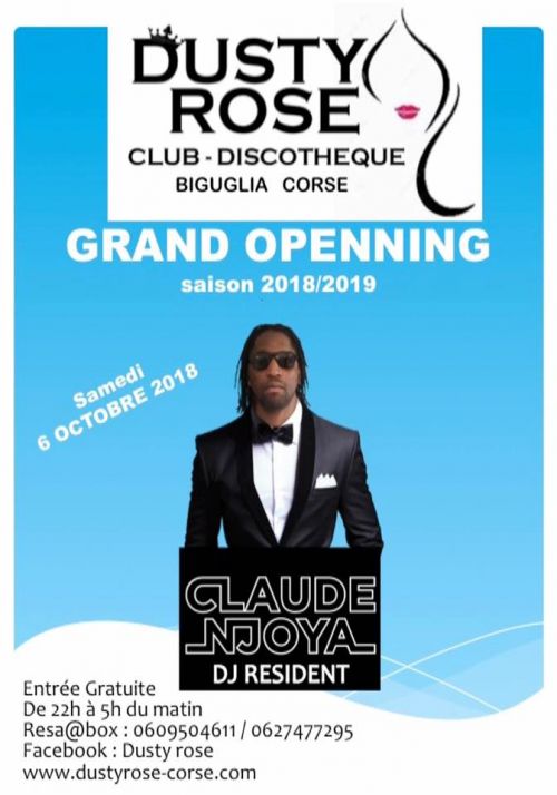 GRAND OPENING D HIVER DU DUSTY ROSE BY DJ CLAUDE NJOYA