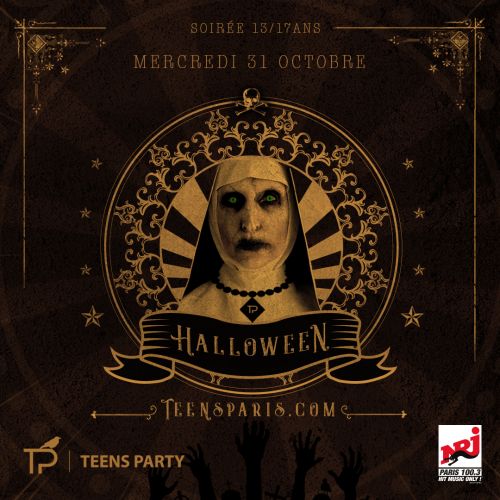 Teens Party Paris – Halloween 2018 (13-17ans)