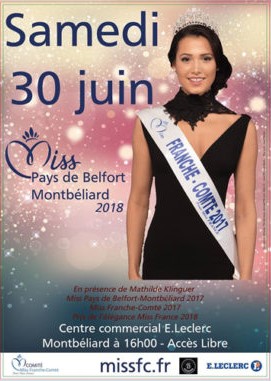 Election De Miss Pays De Belfort Montbéliard 2018