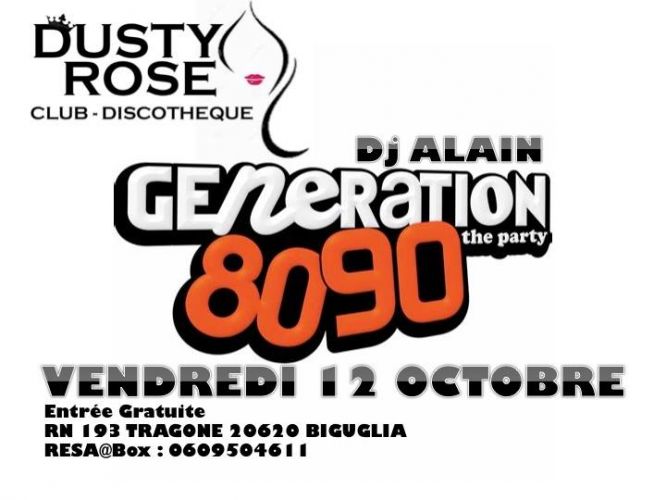 The Party Generation 80 90 avec Dj Alain
