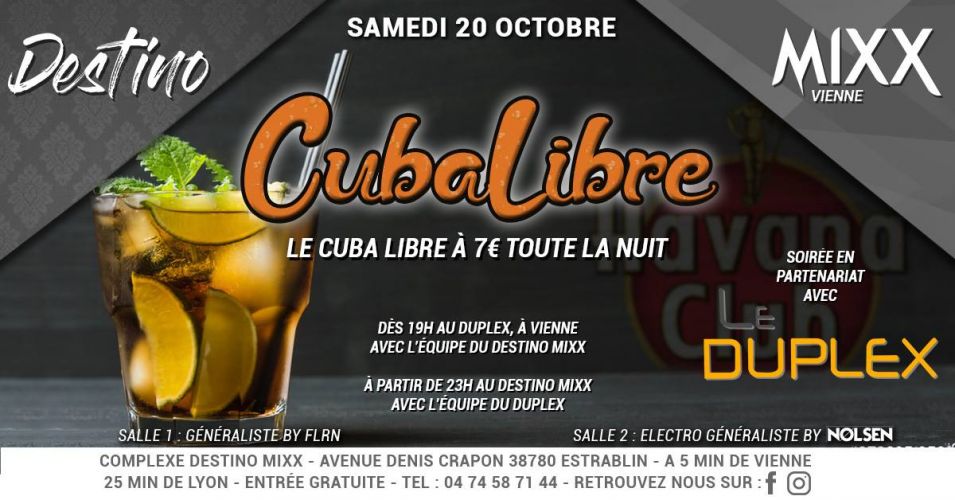 Cuba Libre avec Le Duplex