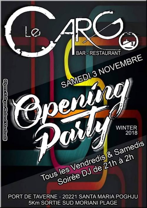 ????Le Cargo???? ????Opening Party????