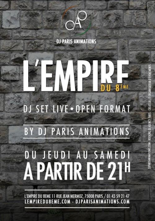 Dj set live / L’empire du 8 ème