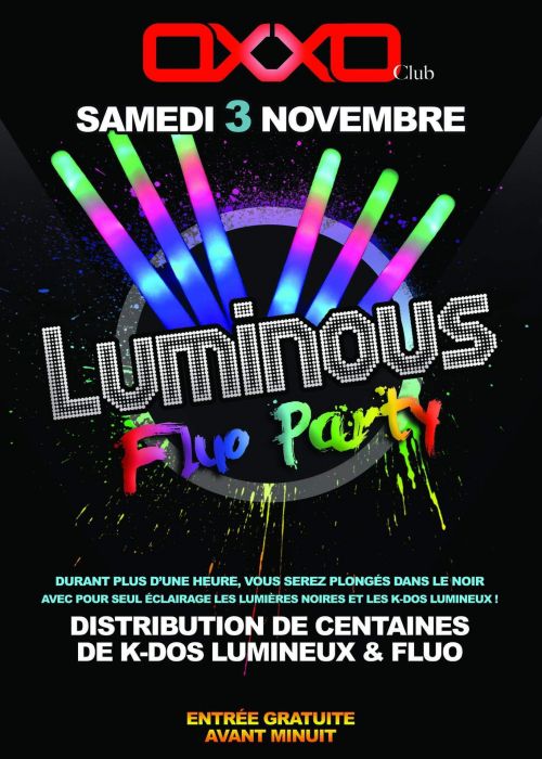 ☆★☆ LUMINOUS ☆★☆ FLUO PARTY !