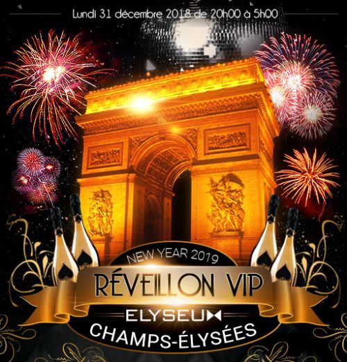 REVEILLON VIP MAGIQUE ELYSEUM (CHAMPS ELYSEES) REVEILLON DU NOUVEL AN PARIS