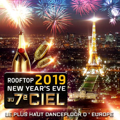 TOUR EIFFEL ROOFTOP EXCEPTIONNEL 2000 M2 DE VUE PANORAMIQUE + DE 2000 PERSONNES NEW YEAR 2019