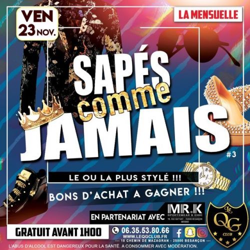 Sapés Comme Jamais #3