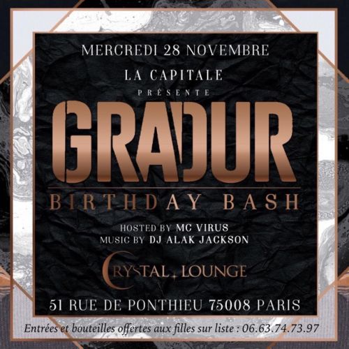 BDAY BASH GRADUR