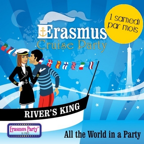 INTERNATIONAL ERASMUS CRUISE & BOAT PARTY ! (CROISIÈRE, BUFFET OFFERT, TERRASSE…)