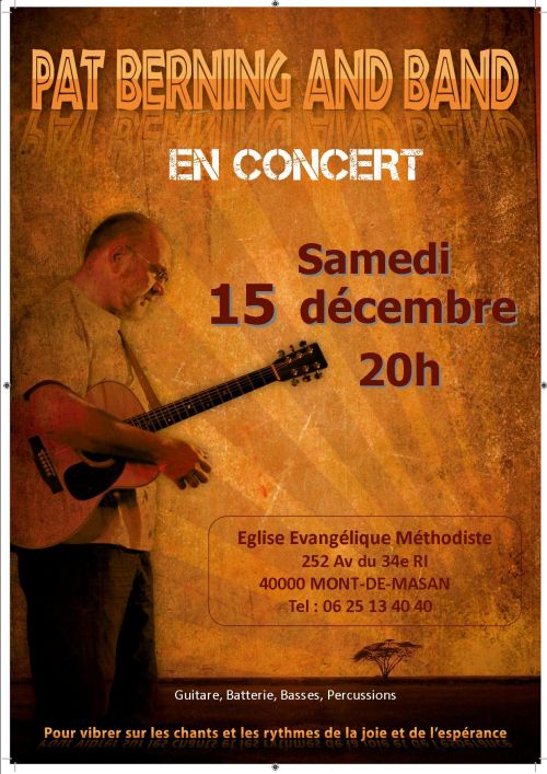 Pat Berning en concert