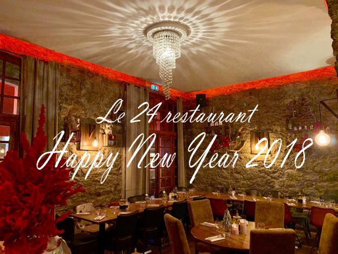 happy new year 2018  Le 24 restaurant – Corte