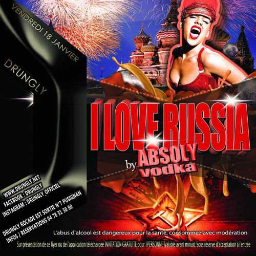 ☆✭☆✭ I Love Russia By Absoly Vodka ☆✭☆✭