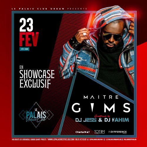 Maître GIMS – Showcase Live – Le Palais