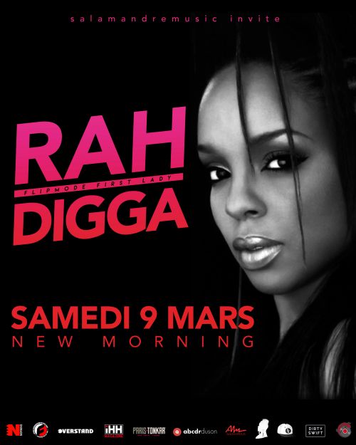 Rah Digga en concert au New Morning