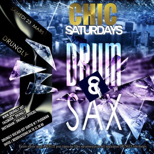 ✭☆✭ Saturday CHIC – Drum & Sax  ☆✭☆