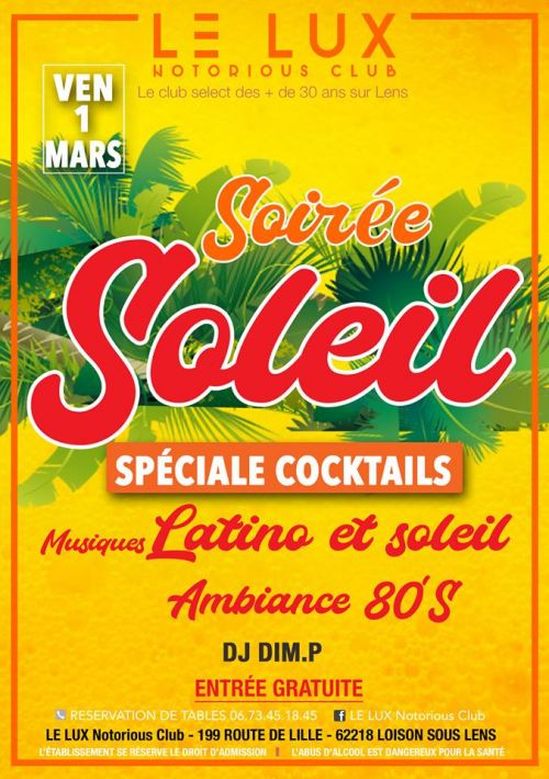 soiree soleil