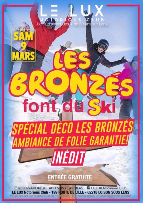les bronzes font du ski