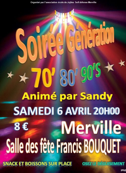 Soirée génération 70 – 80 – 90