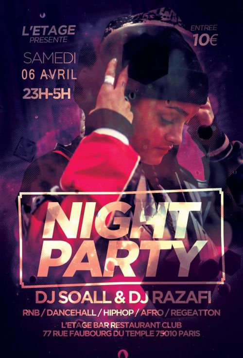 NIGHT Party/dj Razafi& SOALL