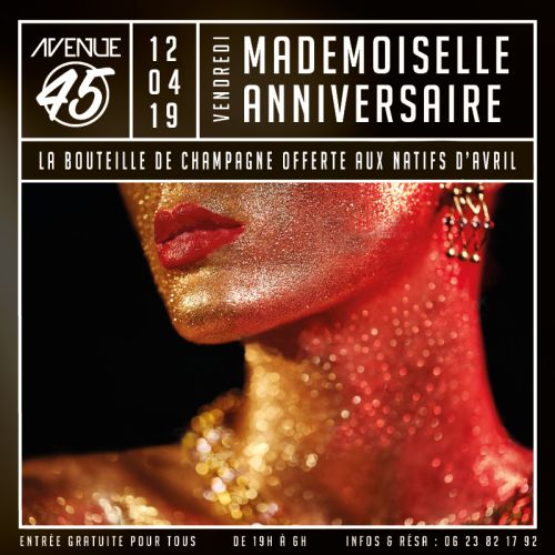 Mademoiselle Anniversaire !