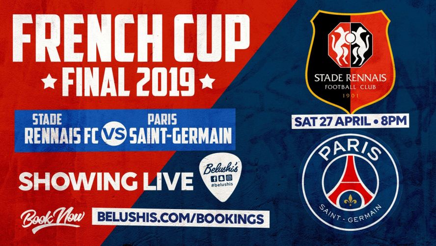 French CUP Final at Belushi’s Canal