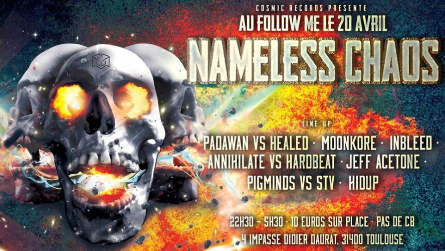 Nameless CHAOS w/ Padawan Vs Healed, Moonkore, Inbleed & More