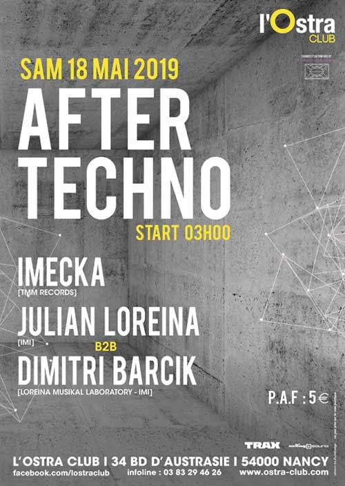 AFTER TECHNO @ L’Ostra Club