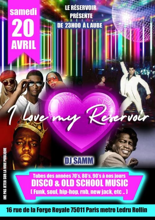 I Love My Réservoir : Disco & Old School Music