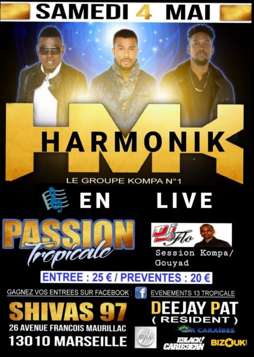 PASSION TROPICALE: HARMONIK en LIVE