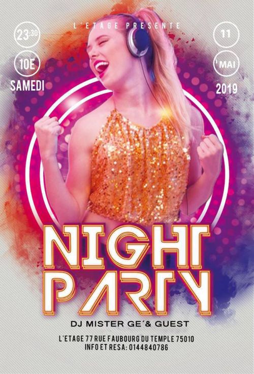 Night Party//DJ Mister Gé
