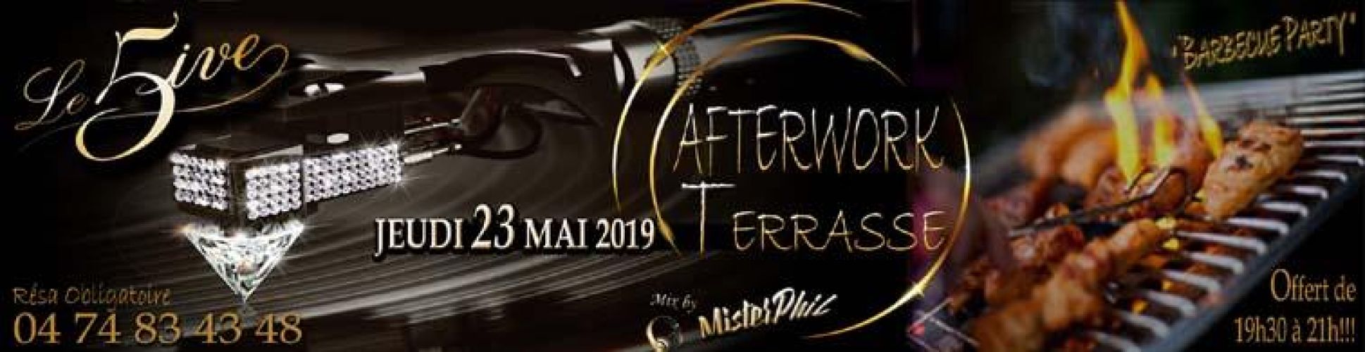 L’AfterWork TERRASSE du FIVE!!!